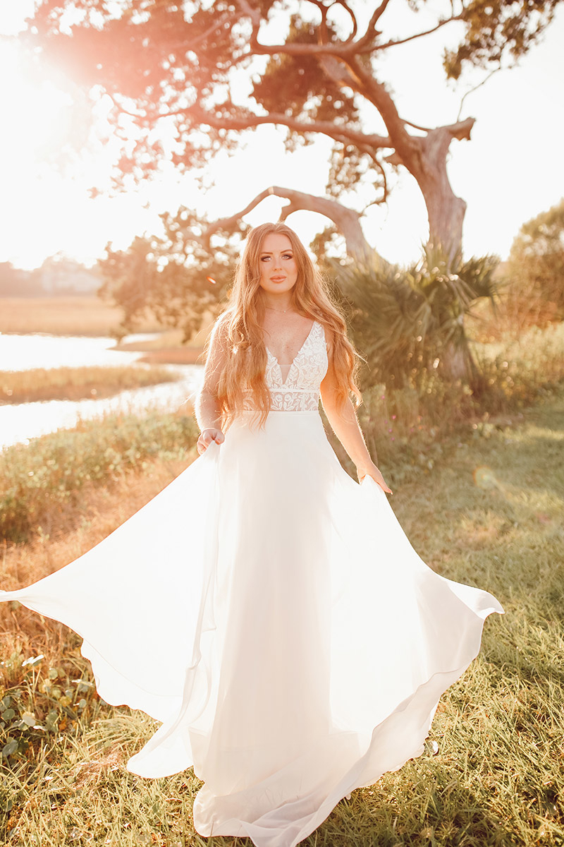 Stella Chiffon Wedding Dress