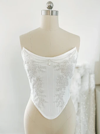 Heirloom Bridal Company Viviette Corset $0 default Off-White thumbnail