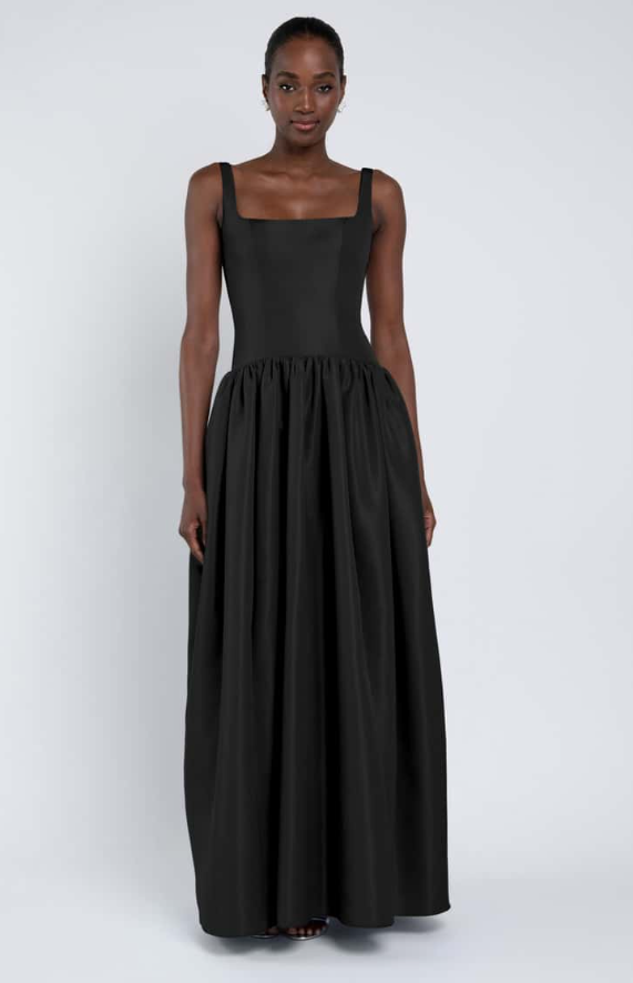 jenny yoo black bridesmaid dress Jenny Yoo Bridesmaid Dress Hepburn Black