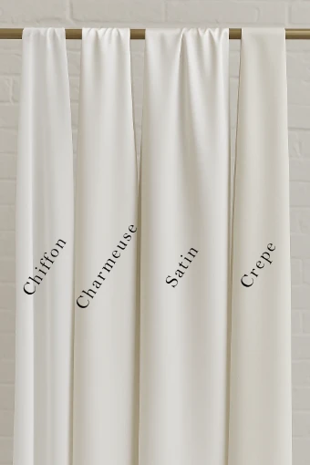 Heirloom Bridal Company Crepe Bridal Scarf $0 default Ivory thumbnail