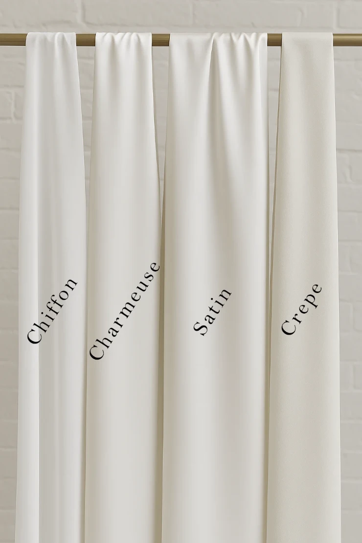 Heirloom Bridal Company Chiffon Bridal Scarf #0 default Ivory picture