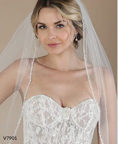Bel Aire Bridal V7901C #0 default Ivory picture