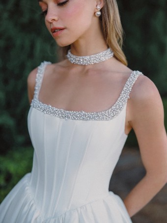 Allure Bridals A1497 $1 White thumbnail