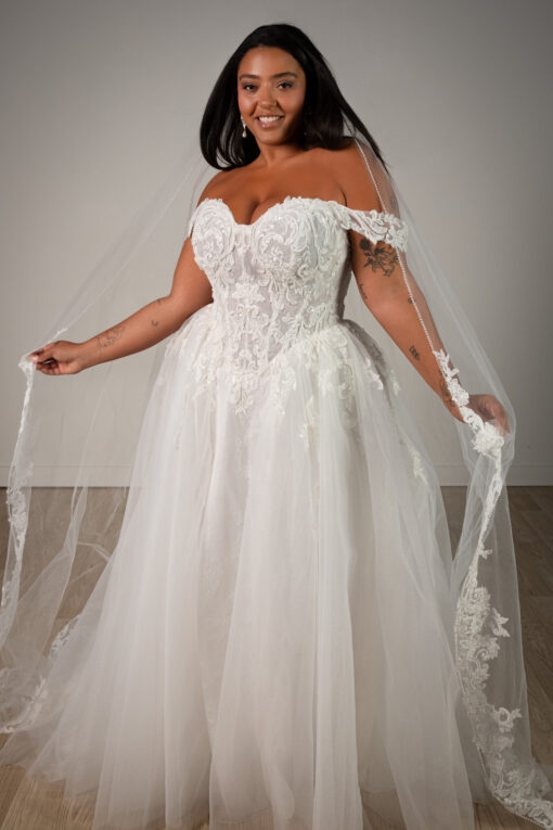 Stella York SY8345 #1 Ivory picture