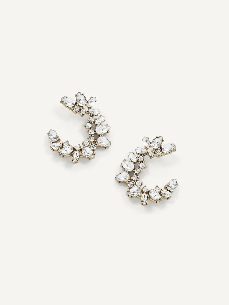 Olive & Piper Lupe Crescent Studs #1 default Gold picture