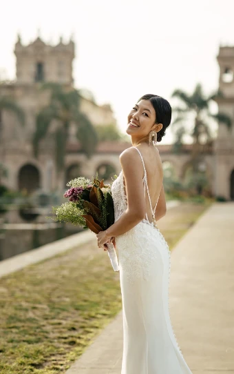 Stella York 7531 #8 (PI-PL) Pure Ivory Gown w Porcelain Tulle Illusion thumbnail