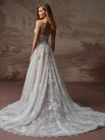 Maggie Sottero F6MB135A01 $4 All Ivory (gown with Ivory Illusion) thumbnail