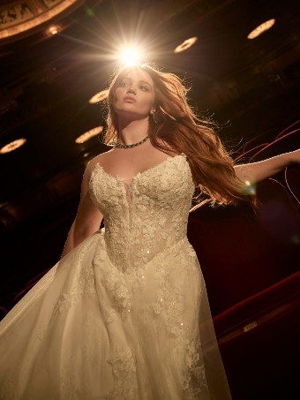 Maggie Sottero F6MB135A01 $11 All Ivory (gown with Ivory Illusion) thumbnail