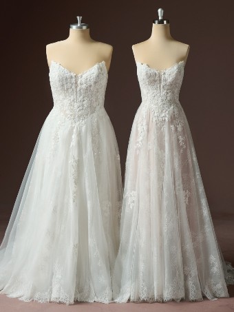 Maggie Sottero F6MB135A01 $6 All Ivory (gown with Ivory Illusion) thumbnail