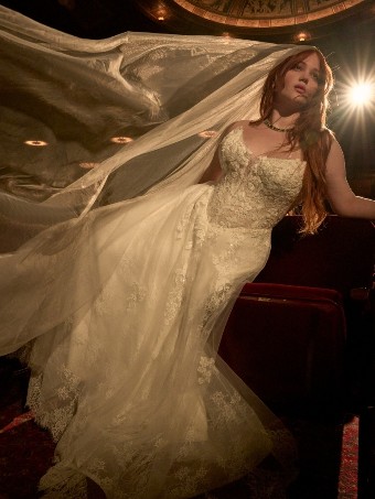 Maggie Sottero F6MB135A01 $12 All Ivory (gown with Ivory Illusion) thumbnail