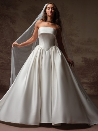 Maggie Sottero F6MS198A01 $4 Ivory thumbnail