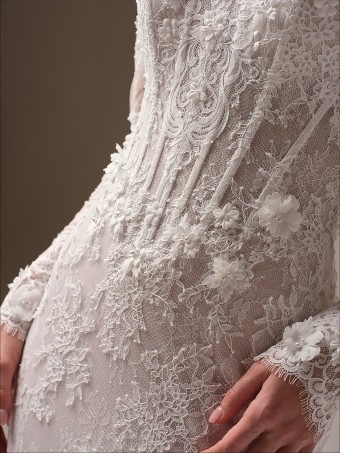 Maggie Sottero 25MB941A01 $4 All Ivory (gown with Ivory Illusion) thumbnail
