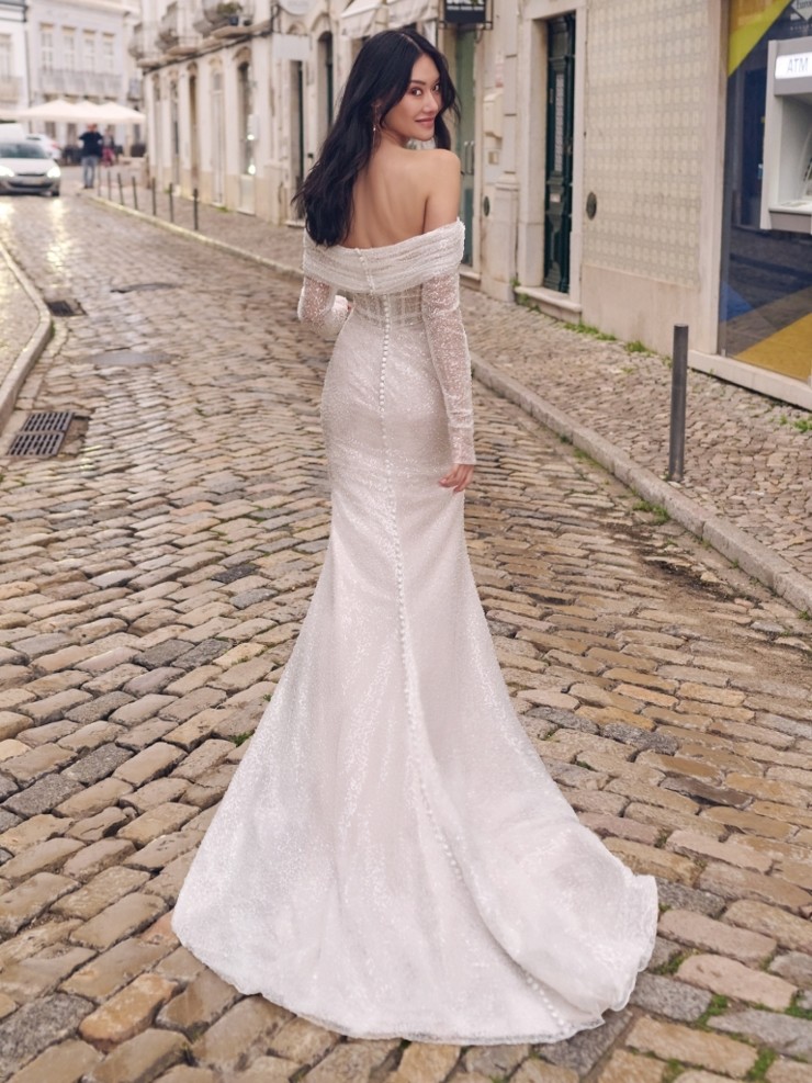Maggie Sottero 23MB724 #1 Ivory (gown with Ivory Illusion) picture