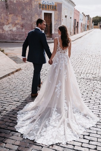 Allure Bridals 9956 $3 Mocha/Champagne/Ivory/Nude thumbnail