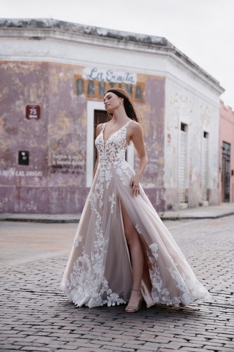 Allure Bridals 9956 $1 Mocha/Champagne/Ivory/Nude thumbnail