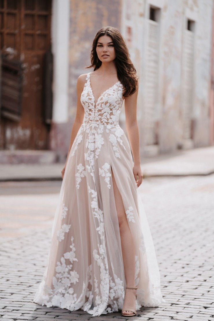 Allure Bridals 9956 #0 default Mocha/Champagne/Ivory/Nude picture