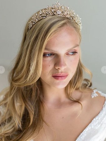 Brides & Hairpins Kariss Crown $1 default Gold thumbnail