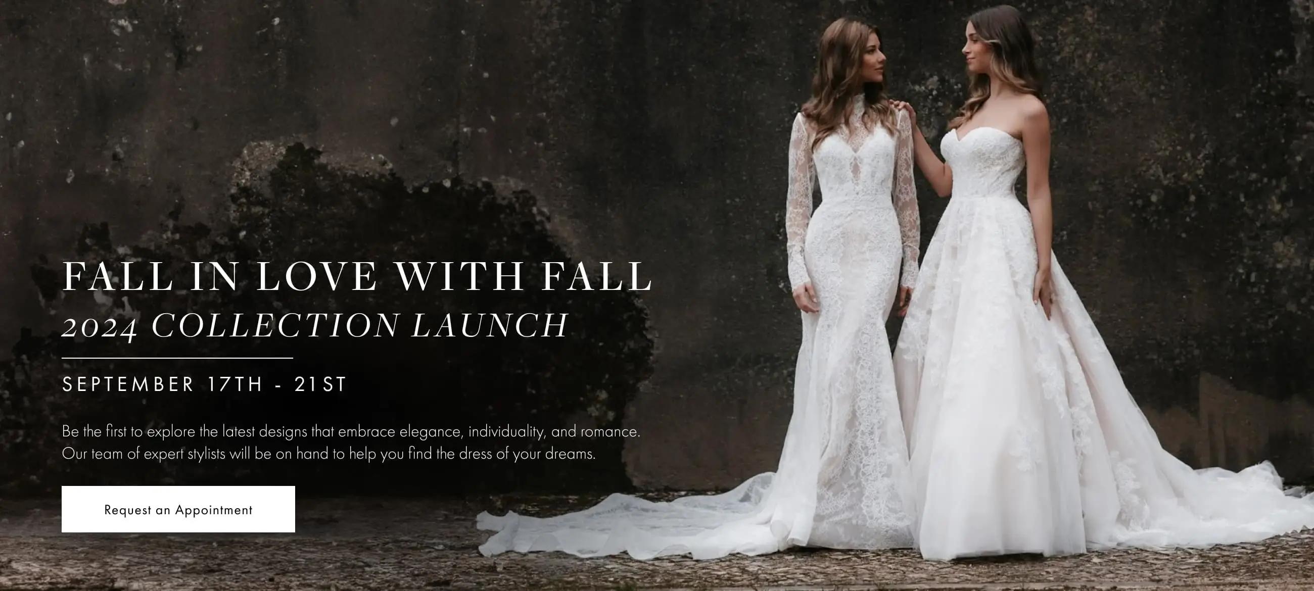 Fall 2024 wedding dresses at Always Elegant Bridal, Yuba