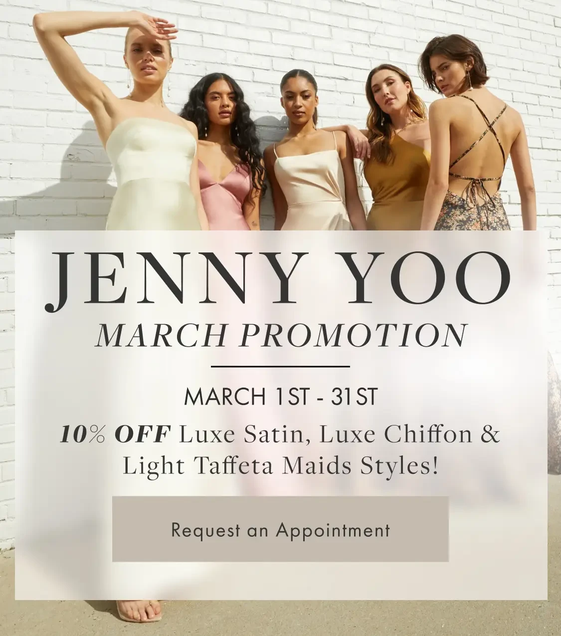Jenny Yoo promotion - Always Elegant Bridal, Yuba City - bridesmaids dresses