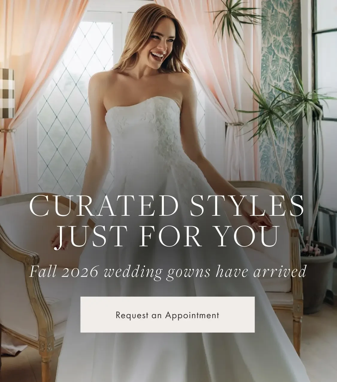 Fall 2026 wedding gowns at the Always Elegant Bridal Yuba
