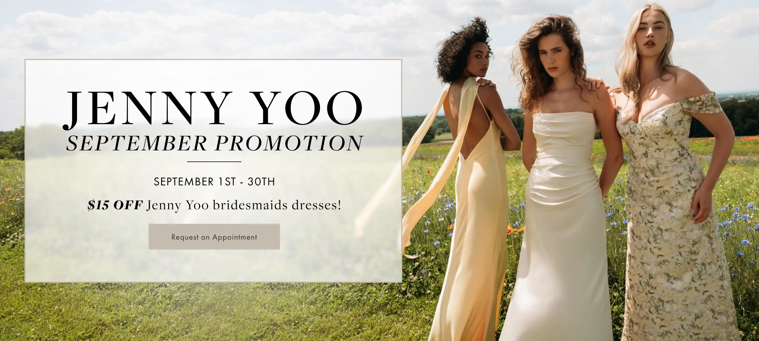 Jenny Yoo promotion at Always Elegant Bridal, Yuba City